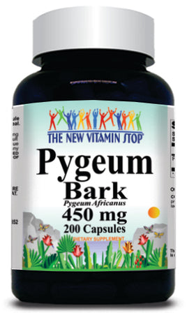 BUY 1 GET 2 FREE Pygeum Bark 450mg 200 Capsules