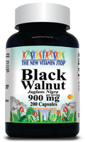 50% off Price Black Walnut 900mg 100 or 200 Capsules 1 or 3 Bottle Price
