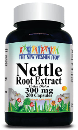 50% off Price Nettle Root Extract 300mg 200 Capsules 1 or 3 Bottle Price