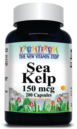 BUY 1 GET 2 FREE Sea Kelp 150mcg 200 Capsules