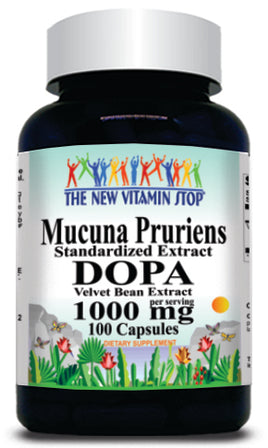 50% off Price Mucuna Pruriens Extract DOPA 100 or 200 Capsules 1 or 3 Bottle Price