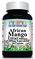 50% off Price African Mango Extract Equivalent 5000mg 180 Capsules 1 or 3 Bottle Price