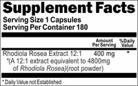 BUY 1 GET 2 FREE Rhodiola Rosea Extract 4800mg Equivalent 180 Capsules