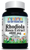 50% off Price Rhodiola Rosea Extract 2400mg or 4800mg Equivalent 180 Capsules 1 or 3 Bottle Price