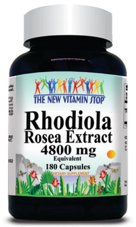 BUY 1 GET 2 FREE Rhodiola Rosea Extract 4800mg Equivalent 180 Capsules