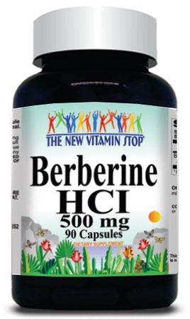 BUY 1 GET 2 FREE Berberine HCI 500mg 90 or 180 Capsules