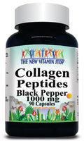 50% off Price Collagen Peptides Black Pepper 1000mg 90 Capsules 1 or 3 Bottle Price
