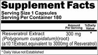 50% off Price Resveratrol Extract Equivalent 3000mg 180 Capsules 1 or 3 Bottle Price