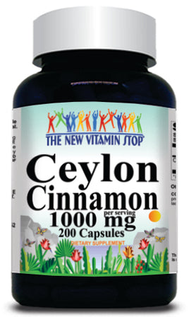 BUY 1 GET 2 FREE Ceylon Cinnamon 1000mg 200caps