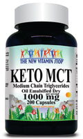 50% off Price KETO MCT 1000mg 200 Capsules 1 or 3 Bottle Price