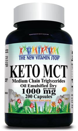 BUY 1 GET 2 FREE KETO MCT 1000mg 200 Capsules