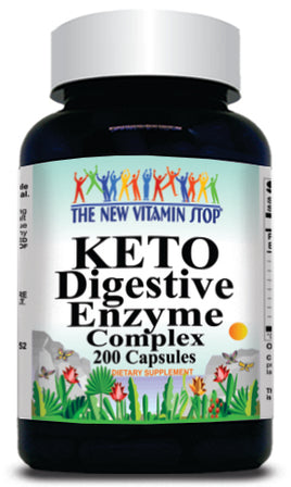 BUY 1 GET 2 FREE KETO Digestive Enzyme Complex 200 Capsules