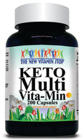 50% off Price KETO Multi-Vit-Min 200caps 1 or 3 Bottle Price