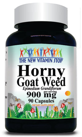 BUY 1 GET 2 FREE Horny Goat Weed 900mg 90 or 180 Capsules