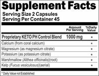 50% off Price KETO PH Control 1000mg 90caps or 180caps Exogenous Ketones 1 or 3 Bottle Price