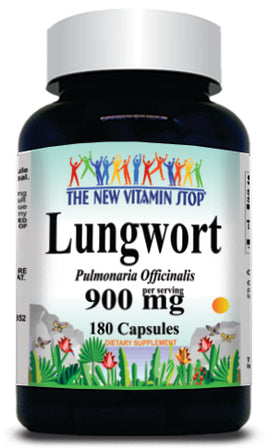 BUY 1 GET 2 FREE Lungwort 900mg 180 Capsules