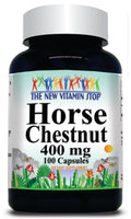 50% off Price Horse Chestnut 400mg  100 or 200 Capsules 1 or 3 Bottle Price