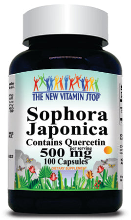 BUY 1 GET 2 FREE Sophora Japonica 500mg Contains Quercetin 100 or 200 Capsules