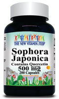 50% off Price Sophora Japonica 500mg Contains Quercetin 100 or 200 Capsules 1 or 3 Bottle Price