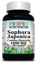 50% off Price Sophora Japonica 1000mg Contains Quercetin 100 or 200 Capsules 1 or 3 Bottle Price