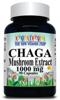 50% off Price Chaga Mushroom Extract 1000mg 90 or 180 Capsules 1 or 3 Bottle Price