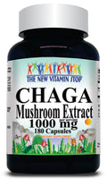50% off Price Chaga Mushroom Extract 1000mg 90 or 180 Capsules 1 or 3 Bottle Price