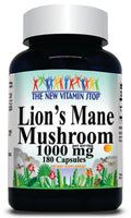 50% off Price Lion's Mane Mushroom 1000mg 90 or 180 Capsules 1 or 3 Bottle Price