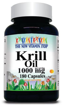 BUY 1 GET 2 FREE Krill Oil 1000mg 180 capsules