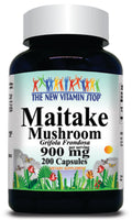 50% off Price Maitake Mushroom 900mg 100 or 200 Capsules 1 or 3 Bottle Price