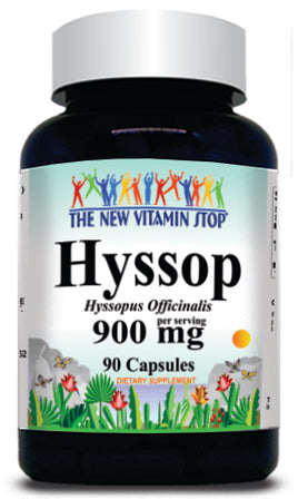 BUY 1 GET 2 FREE Hyssop 900mg 90 Capsules