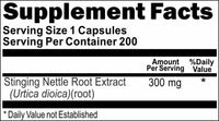 50% off Price Stinging Nettle Root Extract 300mg 200 Capsules 1 or 3 Bottle Price