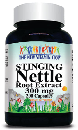 50% off Price Stinging Nettle Root Extract 300mg 200 Capsules 1 or 3 Bottle Price