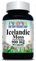 50% off Price Icelandic Moss 900mg 90 Capsules 1 or 3 Bottle Price