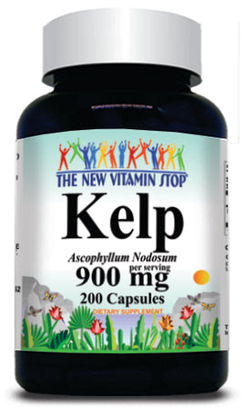 BUY 1 GET 2 FREE Kelp 900mg 200 Capsules 1 or 3 Bottle Price