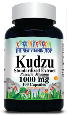 BUY 1 GET 2 FREE Kudzu Root Standardized Extract 1000mg 100 Capsules