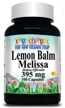 BUY 1 GET 2 FREE Lemon Balm (Melissa) 395mg 100 Capsules
