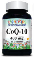 50% off Price CoQ-10 400mg 60 Capsules 1 or 3 Bottle Price