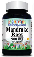 50% off Price Mandrake Root 900mg 90 Capsules 1 or 3 Bottle Price