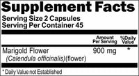 50% off Price Marigold Flower 900mg 90 Capsules 1 or 3 Bottle Price