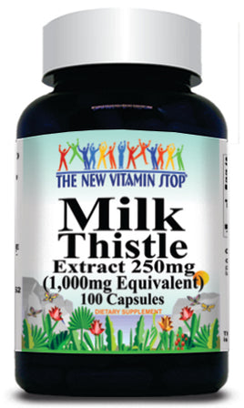 BUY 1 GET 2 FREE Milk Thistle (Silymarin) Extract  Equivalent 1000mg 100 or 200 Capsules