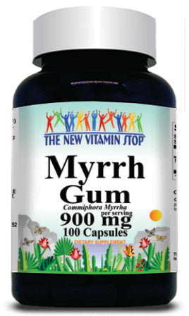 BUY 1 GET 2 FREE Myrrh Gum 900mg 100 Capsules