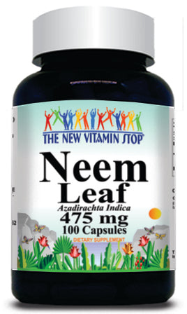 BUY 1 GET 2 FREE Neem Leaf 475mg 100 Capsules