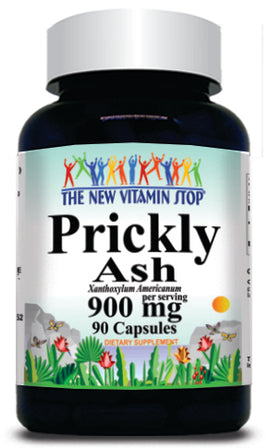 BUY 1 GET 2 FREE Prickly Ash Bark 900mg 90 Capsules