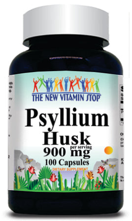 50% off Price Psyllium Husk 900mg 100 Capsules 1 or 3 Bottle Price