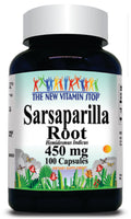 50% off Price Sarsaparilla Root 450mg 100 Capsules 1 or 3 Bottle Price