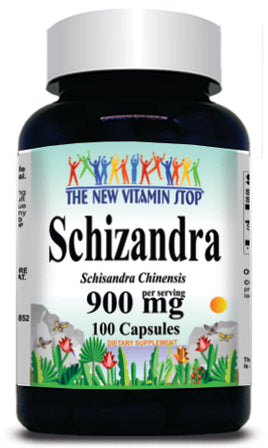 BUY 1 GET 2 FREE Schizandra 900mg 100 Capsules 1 or 3 Bottle Price