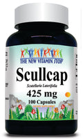 50% off Price Scullcap 425mg 100 Capsules 1 or 3 Bottle Price
