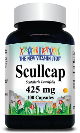BUY 1 GET 2 FREE Scullcap 425mg 100 Capsules