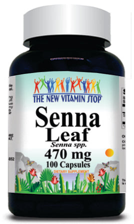 BUY 1 GET 2 FREE Senna Leaf 470mg 100 Capsules