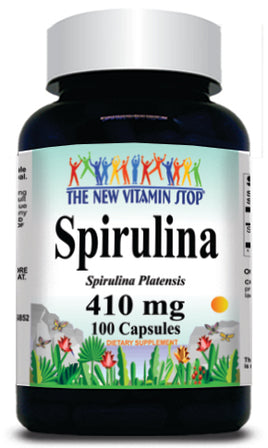 BUY 1 GET 2 FREE Spirulina 410mg 100 Capsules